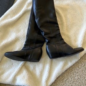 Nine West wedge knee high boot